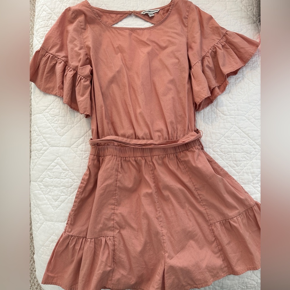 American Eagles Pink Romper Size Small